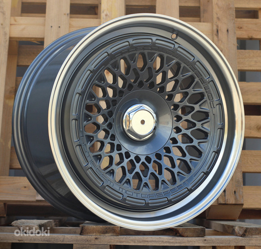 R18x8.5  10X112/120  ET  30  72.6  1308B  Gun Metal+Polished Lip (GMPL)  For RACIN  (Z4)  (ROTIFORM MOTOSPORT Style Rear+Front)