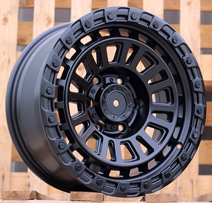 R17x8  6X139.7  ET  0  110.1  YS182  Black Half Matt (BLHM)  For 4X4  (D4+K4)  (HYBRID FORGED) (1 foto / 1)