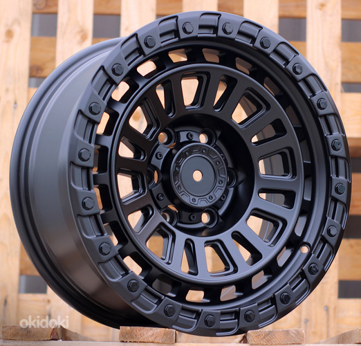 R17x8  6X139.7  ET  0  110.1  YS182  Black Half Matt (BLHM)  For 4X4  (D4+K4)  (HYBRID FORGED)