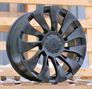 R19x9.5  5X114.3  ET  45  64.1  YS214  (H3117F)  Black Half Matt (BLHM)  For TESLA  (Z5)  (HYBRID FORGED (Model Y)) (1 foto / 1)