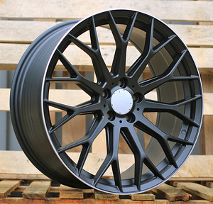 R18x8  5X112  ET  35  66.6  YS1180  (FBX151)  Black Half Matt+Polished Lip (BLHMPL)  For MER  (P2)  (HYBRID FORGED) (1 foto / 1)