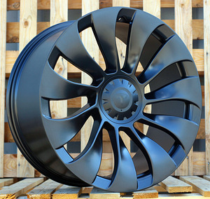 R21x9  5X114.3  ET  40  64.1  YS214  Black Half Matt (BLHM)  For TESLA  (K4)  (HYBRID FORGED (Model Y)(Rear+Front)) (1 foto / 1)