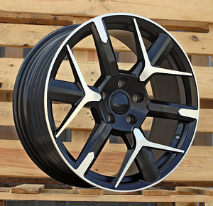 R18x8  5X112  ET  40  57.1  YF6147  Black Polished Half Matt (MBHM)  For CUPRA  (K8)  (HYBRID FORGED) (1 foto / 1)