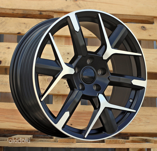R18x8  5X112  ET  40  57.1  YF6147  Black Polished Half Matt (MBHM)  For CUPRA  (K8)  (HYBRID FORGED)