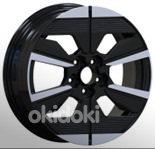 R17x7  5X108  ET  44  65.1  YF6158  Black Polished Half Matt (MBHM)  For PEUG