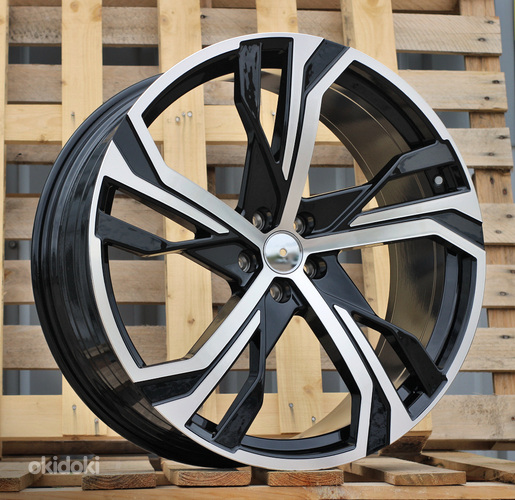 R22x9  5X108  ET  38.5  63.3  YF5753  Black Polished (MB)  For VOLVO  (Z5)  (HYBRID FORGED)