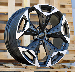 R18x8  5X112  ET  38  57.1  YF5717  Black Polished Half Matt (MBHM)  For CUPRA  (P1+A)  (HYBRID FORGED) (1 foto / 1)