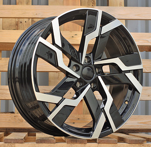 R19x8  5X112  ET  41  57.1  YF5696  Black Polished (MB)  For SKODA  (Z6)  (HYBRID FORGED) (1 foto / 1)