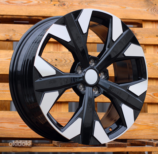 R19x7.5  5X114.3  ET  51  67.1  YF5699  Black Polished (MB)  For KIA  (P1)  (HYBRID FORGED)
