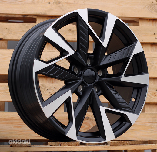 R18x8  5X112  ET  40  57.1  YF0443  Black Polished Half Matt (MBHM)  For CUPRA  (P1)  (HYBRID FORGED)