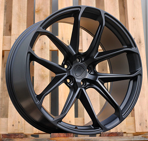 R21x9.5  5X112  ET  26  66.5  Y5985B  Black Half Matt (BLHM)  For PORCH  (K4+P)  ((Front+Rear) NEW Model) (1 foto / 1)