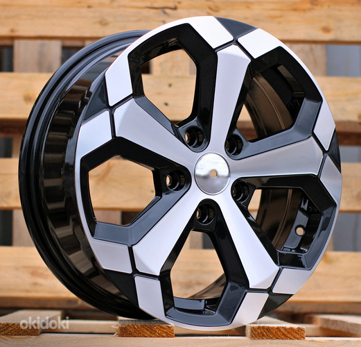 R16x6.5  5X114.3  ET  45  66.1  Y1274  Black Polished (MB)  For DACIA  (R+D5)  (NEW Model)