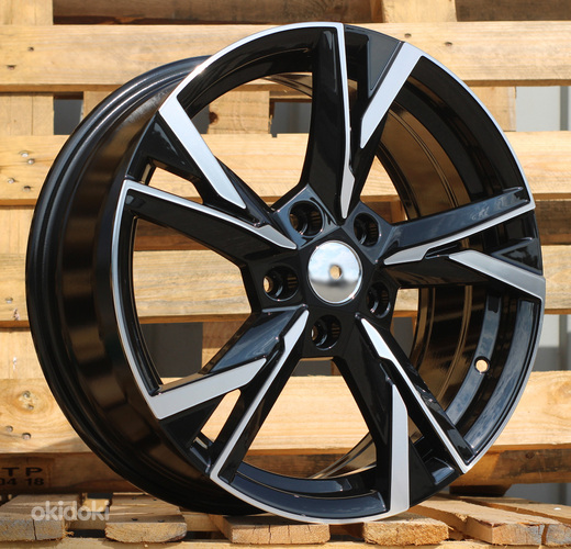 R18x7.5  5X112  ET  48  57.1  Y1241  Black Polished (MB)  For SKODA  (K4)  (NEW Model)