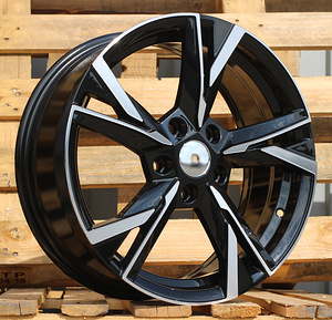 R17x7  5X112  ET  46  57.1  Y1241  Black Polished (MB)  For SKODA  (K2)  (NEW Model) (1 foto / 1)