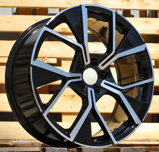 R20x8.5  5X112  ET  38  57.1  Y1196  Black Polished (MB)  For VW  (K2+P)  (New Tiguan)