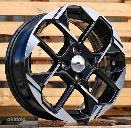 R14x5.5  4X100  ET  40  54.1  Y1184  Black Polished (MB)  For KIA  (R)