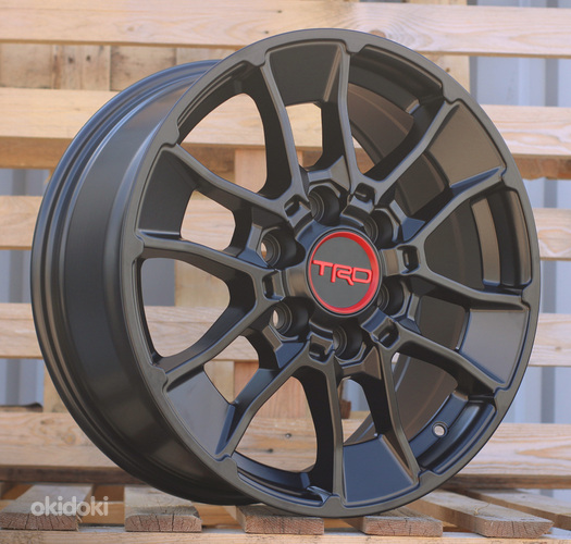 R18x8  6X139.7  ET  50  95.1  Y1202  Black Half Matt (BLHM)  For TOYOT  (Z4)