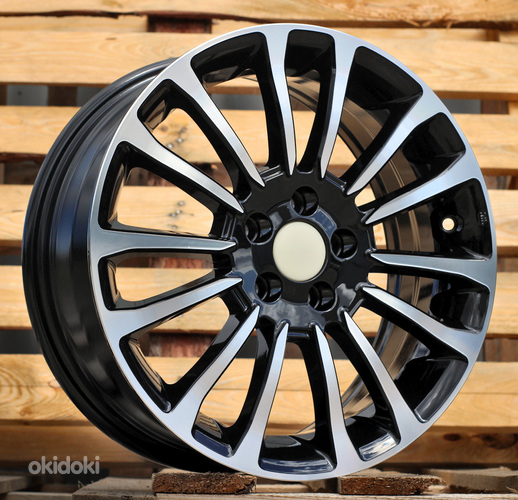 R17x7  5X98  ET  41  58.1  Y1204  Black Polished (MB)  For FIAT  (D4)