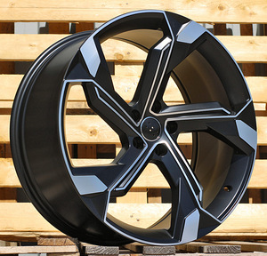 R22x9.5  5X112  ET  36  66.5  Y1201  (IN5633)  Black Polished Half Matt (MBHM)  For AUD  (Z5)  (Q8 E-tron) (1 foto / 1)
