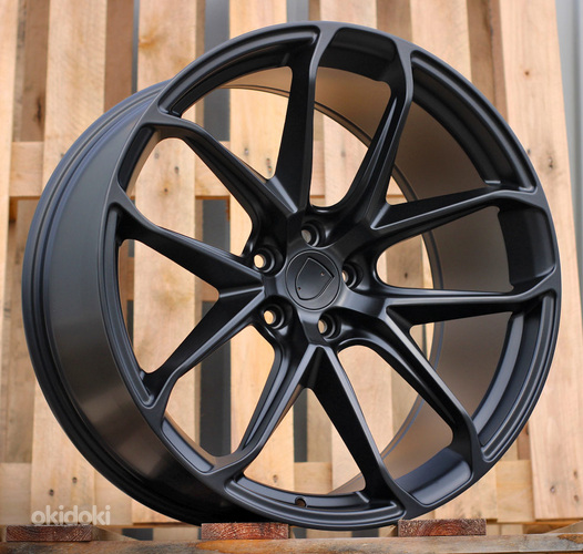 R21x9  5X112  ET  26  66.5  Y5985B  (IN5593)  Black Half Matt (BLHM)  For PORCH  (Z5)  (Front+Rear)
