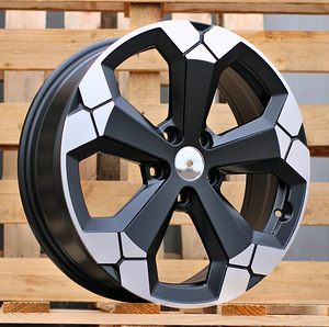 R18x6.5  5X114.3  ET  45  66.1  Y1274  Black Partial Polished Half Matt (BPHM)  For DACIA  (K2+P)  (NEW Model) (1 foto / 1)