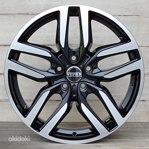 R18 VIPER B211 Black polish 18x7.5 5x112