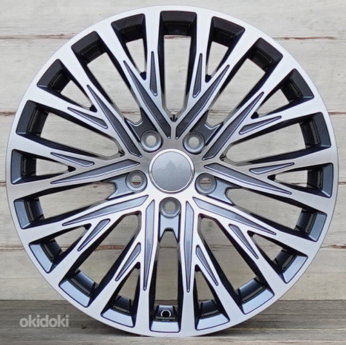 R18 AUDI VW SEAT SKODA MB 10033 GP Gray polished 18x8 5x112