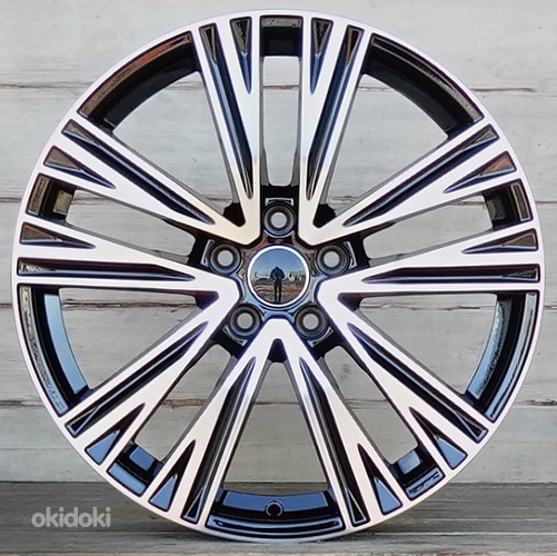 R18 AUDI VW SEAT SKODA MB AMZ 1242X Black polish 18×8 5×112