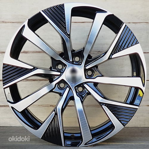 R20 AMZ X1257 Black polish 20x8.5 5x114.3