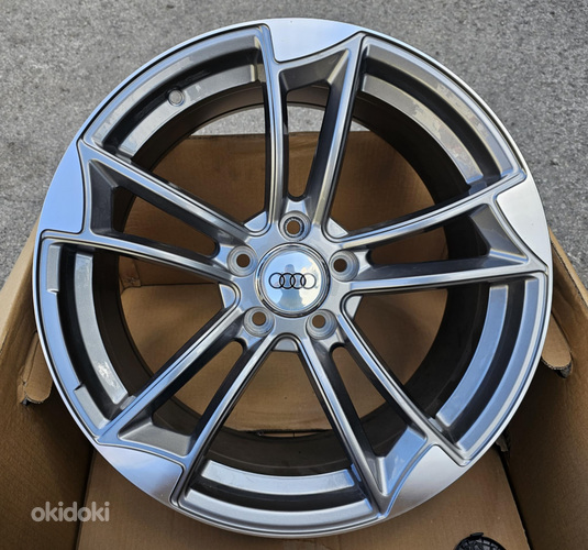 R18 AUDI VW SEAT SKODA MB 54163 GMP Gray polished 18x8 5x112