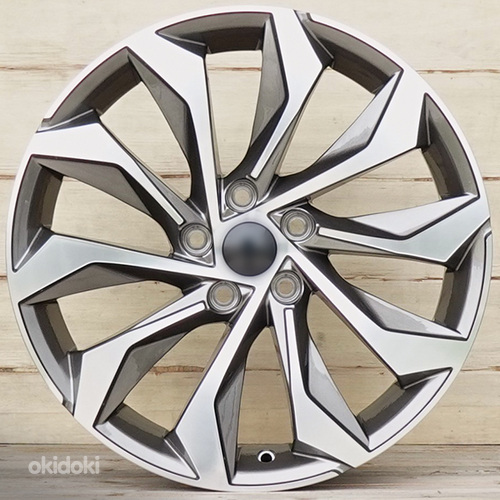 R19 AMZ 1139 Gray polished 19x8 5x114.3