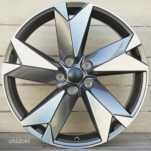 R19 AUDI VW SEAT SKODA AMZ 5625 Dark grey polished 19x8 5x112