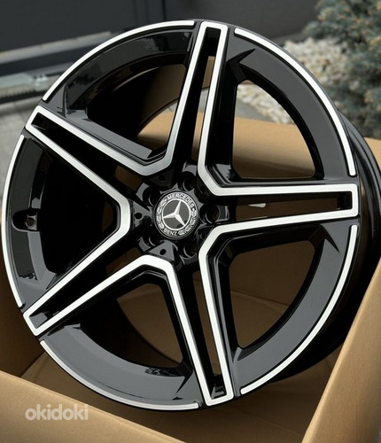R22 5x112 MB GL GLE R GLS R ML AMZ H3067F Black polish 22x9.5 ja 22x11.5
