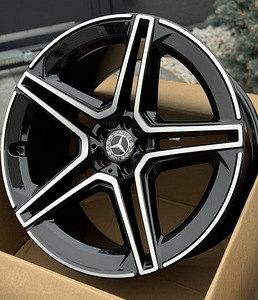 R22 5x112 MB GL GLE R GLS R ML AMZ H3067F Black polish 22x9.5 ja 22x11.5 (5 foto / 6)