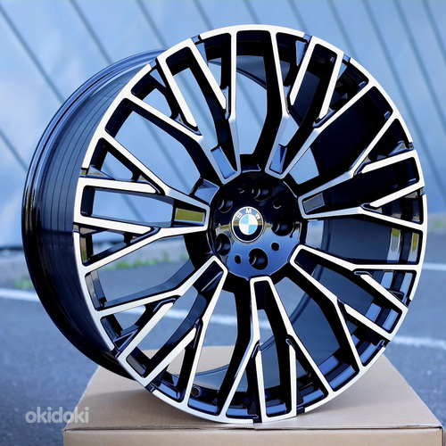 BMW 5x112 G seeria x5 x6 x7 AMZ H3156F Black polish 20x10.5 ja 20x9