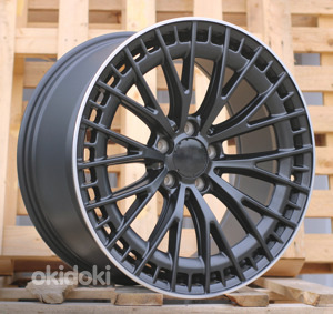 R22x10.5  5X112  ET  45  66.6  B1877  Black (BL)  For MER  (Z1)  (Rear+Front)