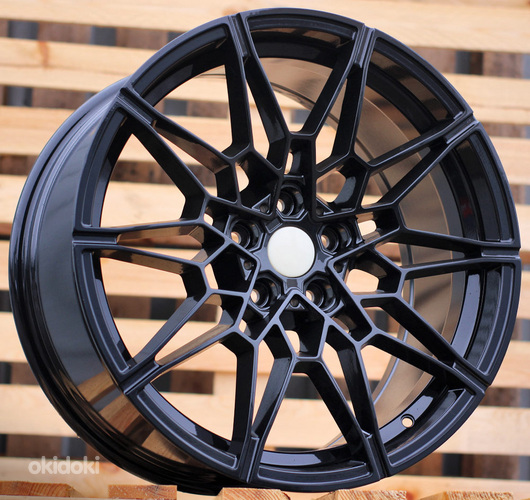 R19x8  5X112  ET  25  66.6  B1674  (H3143F)  Black (BL)  For BMW  (A)  (HYBRID FORGED Rear+Front)