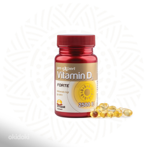 Vitamin D3 Pro Expert 2500IU FORTE N90 õlikapslid