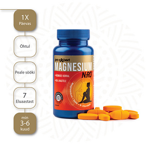 MAGNESIUM PRO EXPERT N:RO N60 närimistablett (4 foto / 4)