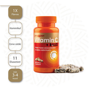Vitamin C Pro Expert + Raud TR N60 pikatoimelised kapslid (4 foto / 4)
