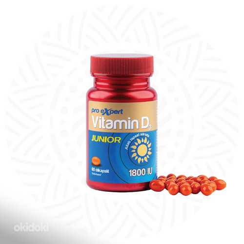 Vitamin D3 1800 PRO EXPERT JUNIOR N60 õlikapslid