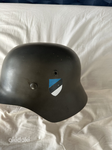 Saksa M35 kiiver (WW2) – restaureeritud, originaalne kest