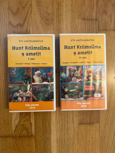 Videokasetid ,,Hunt Kriimsilma 9 ametit”