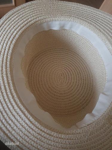 2 шляпки от солнца 57-58разм. плюс шелковый платок (фото #2)