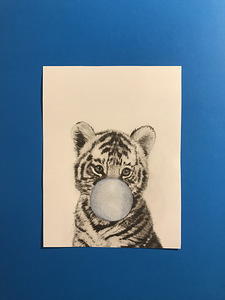 Рисунок "Маленький тигр"