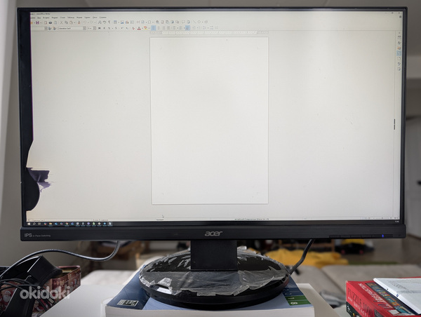 Monitor Acer k272hul, 2K, IPS paneeliga - varuosadeks