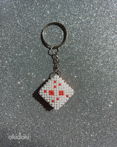 Käsitöö. Squishy võtmehoidja, mahukas tort mängust Minecraft