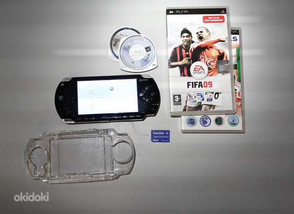 PSP 1000 черная+игры