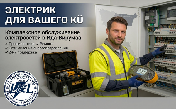 Обслуживание КÜ и диагностика электроустановок Йыхви, Ахтме