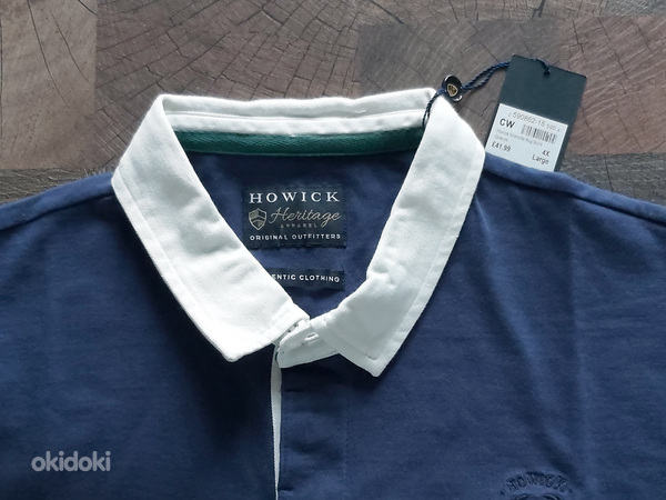 Новая блузка HOWICK из хлопка, размер: 4XL. (фото #3)